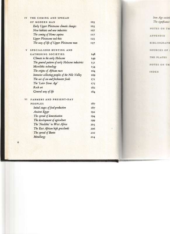 THE PREHISTORY OF AFRICA by J. DESMOND CLARK