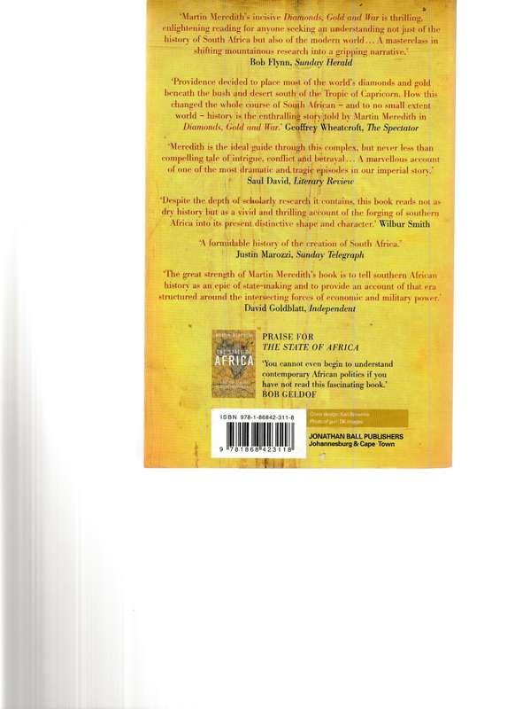 DIAMONDS, GOLD AND WAR: THE MAKING OF SOUTH AFRICA by MARTIN MEREDITH