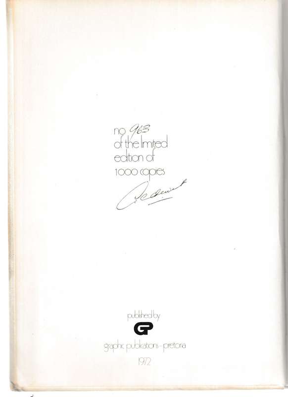 AND FINALLY, GOD MADE WOMEN by ANDRE DE WET, LIMITED COPIES NUMBERED AND SIGNED