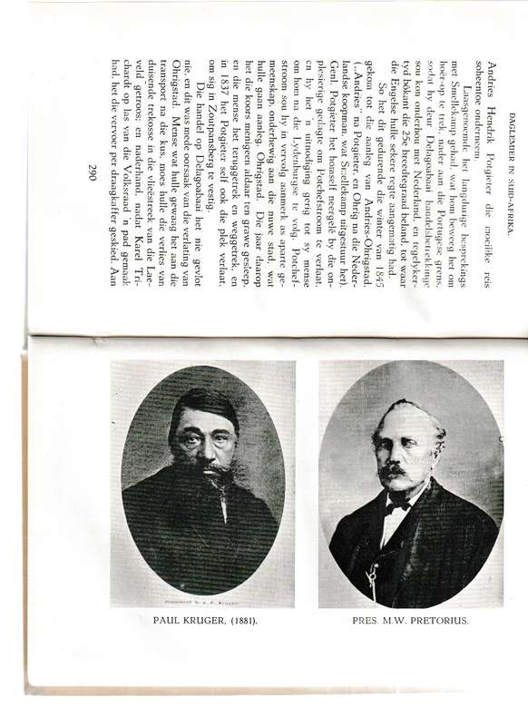 DAGLEMIER IN SUID AFRIKA: OORSIG VAN GESKIEDENIS VAN SUID-AFRIKA VROEGSTE deur DR. GUSTAV S. PRELLER