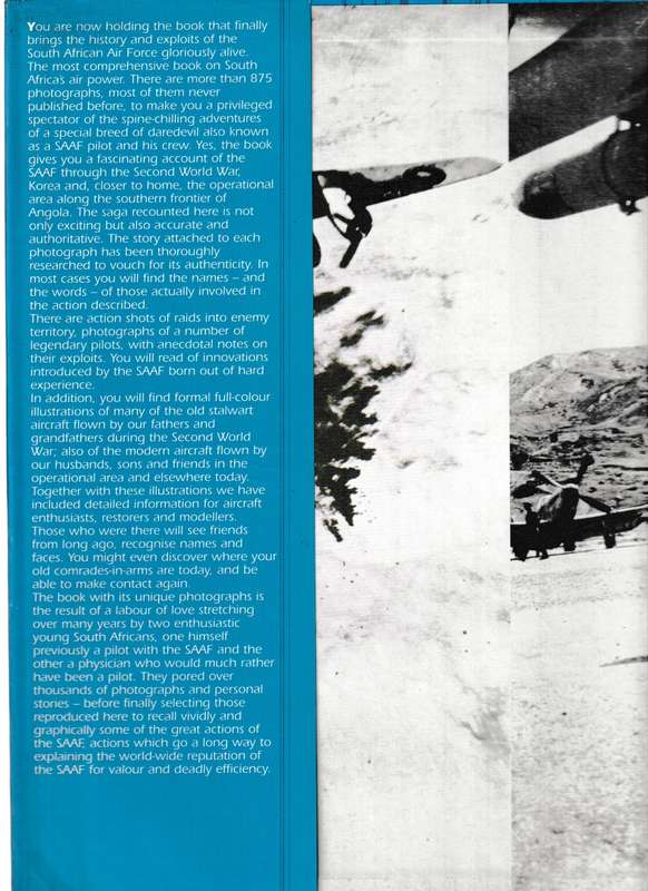 THE SOUTH AFRICAN AIR FORCE AT WAR *SIGNED*