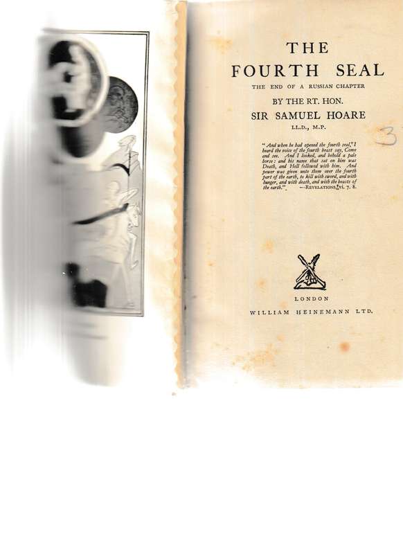 THE FOURTH SEAL by SAMUEL HOARE