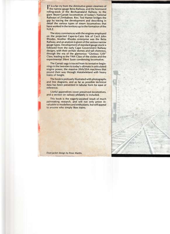 STEAM LOCOMOTIVES OF RHODESIA RAILWAYS