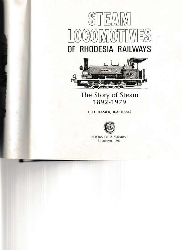 STEAM LOCOMOTIVES OF RHODESIA RAILWAYS