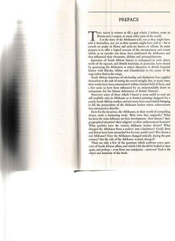 THE AFRIKANERS by JOHN FISHER