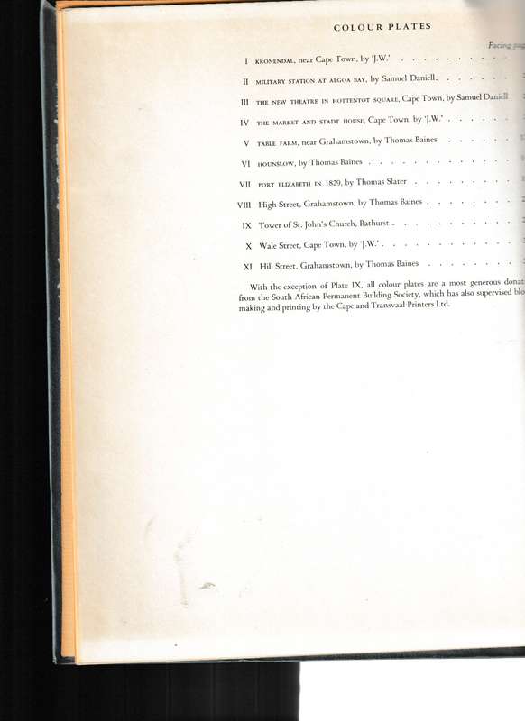 EARLY NINETEENTH CENTURY ARCHITECTURE IN SOUTH AFRICA: STUDY OF TWO CULTURES 1795-1837