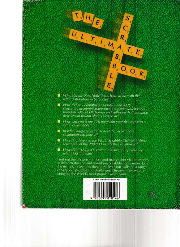 THE ULTAMATE SCRABBLE BOOK