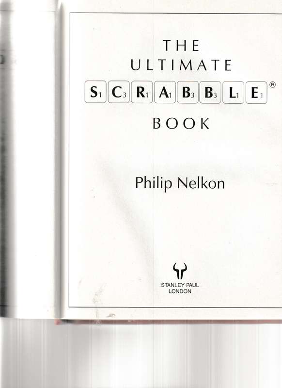 THE ULTAMATE SCRABBLE BOOK