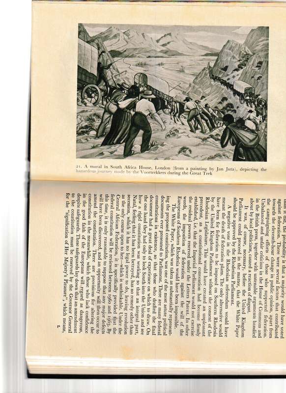 REPORT FROM THE RHODESIAS by H. MACLEAR BATE