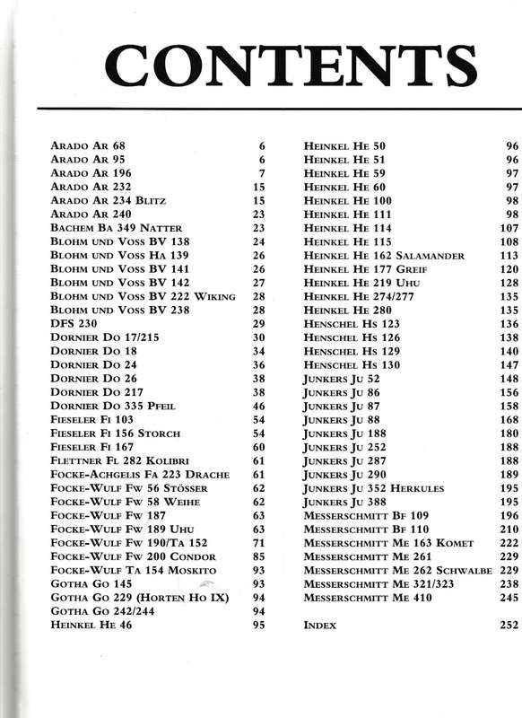 WAR PLANES OF THE LUFTWAFFE