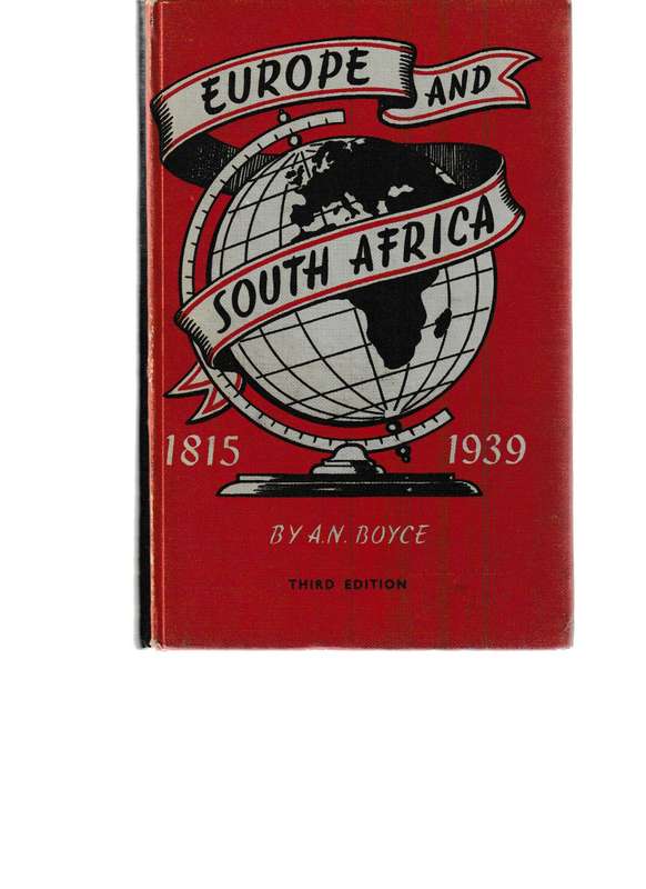 EUROPE AND SOUTH AFRICA 1815-1939
