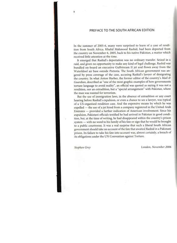GHOST PLANE: THE INSIDE STORY OF THE CIA'S SECRET RENDITION PROGRAMME