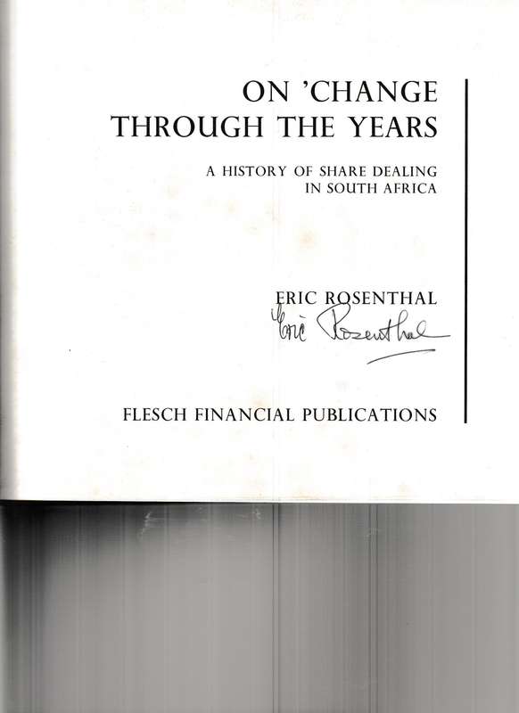 ON CHANGE THROUGH THE YEARS *SIGNED*