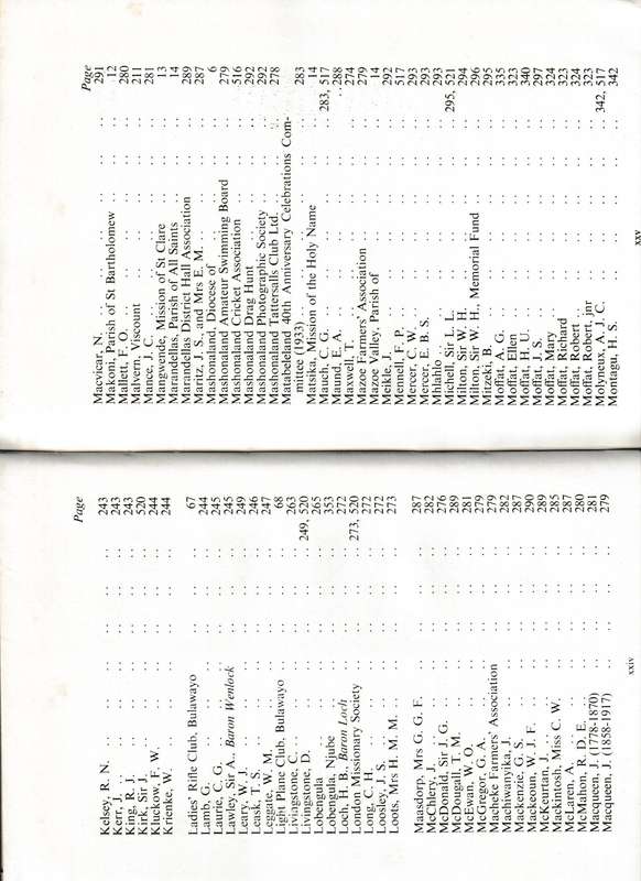 GUIDE TO THE HISTORICAL MANUSCRIPTS IN THE NATIONAL ARCHIVES OF RHODESIA