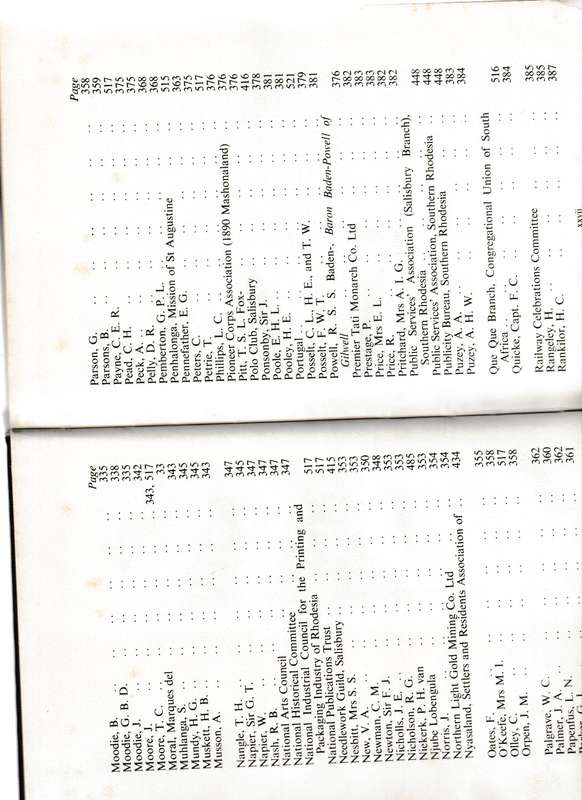 GUIDE TO THE HISTORICAL MANUSCRIPTS IN THE NATIONAL ARCHIVES OF RHODESIA
