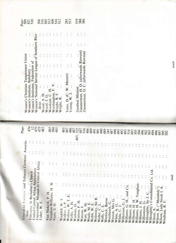 GUIDE TO THE HISTORICAL MANUSCRIPTS IN THE NATIONAL ARCHIVES OF RHODESIA