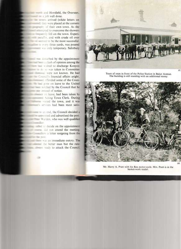 A SEQUENCE OF TIME: THE STORY OF SALSBURY, RHODESIA 1900-1914