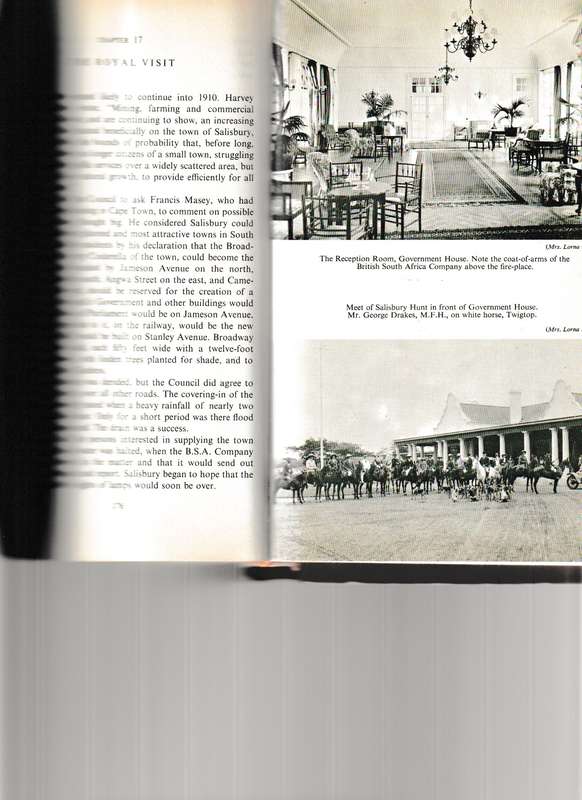 A SEQUENCE OF TIME: THE STORY OF SALSBURY, RHODESIA 1900-1914