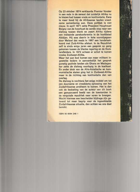 DE ZUIDAFRIKAANSE PARIA *SIGNED*