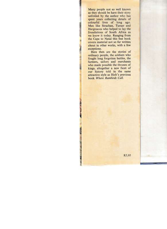 THEY CAME OUR WAY, A MISCELLANY HISTORICAL TALES AND SKETCHES OF THE OLD CAPE COLONY