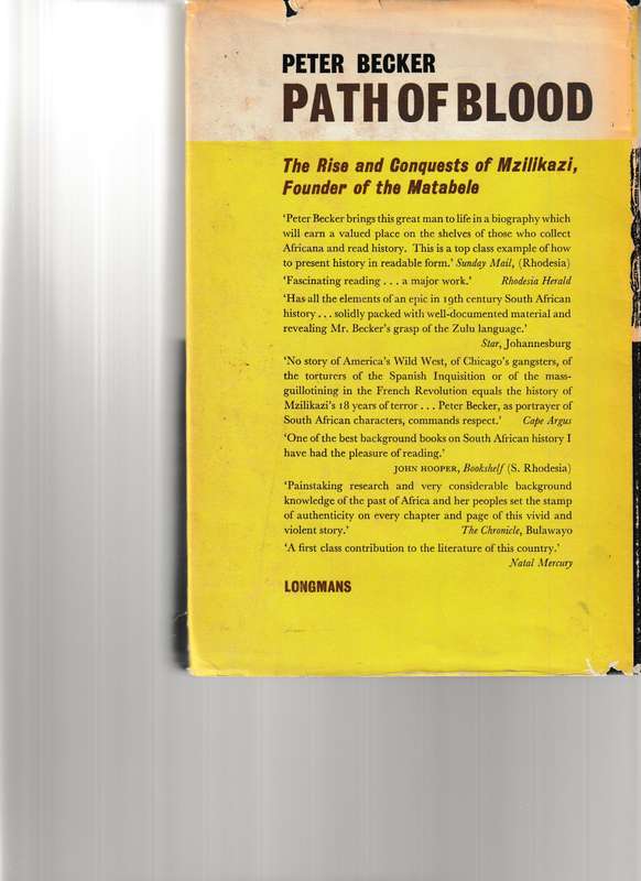 RULE OF FEAR: THE LIFE AND TIMES OF DINGANE KING OF THE ZULU