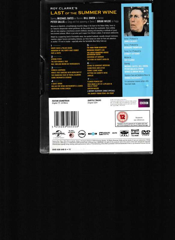 LAST OF THE SUMMER WINE SERIES 1-4 ON 28 DVD'S
