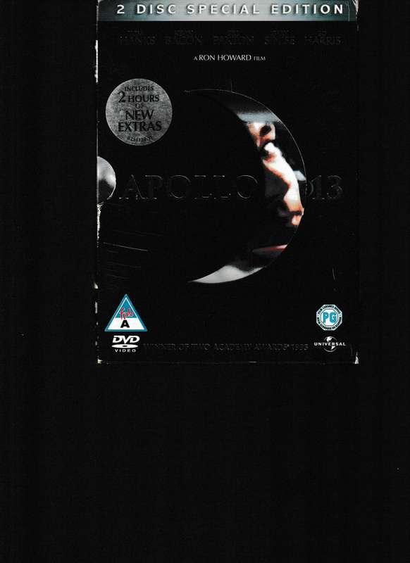 APOLLO 13 2 DISC SPECIAL EDITION DVD ON 2 DISCS.