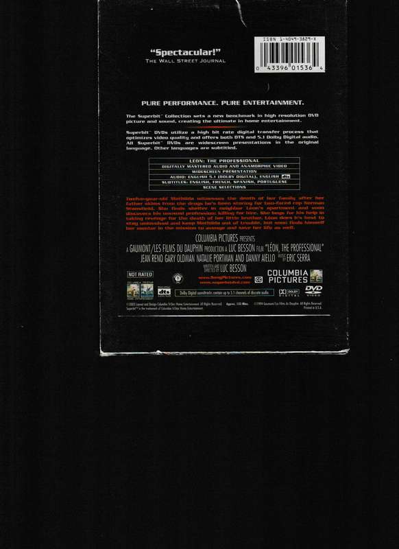 LEON, THE PROFESSIONAL DVD