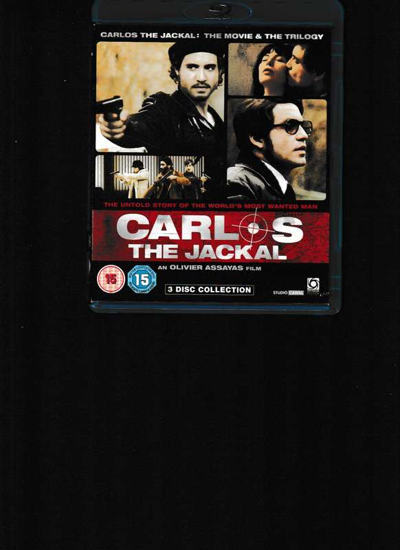 CARLOS THE JACKAL, THE MOVIE AND THE TRILOGY ON 3 BLU RAY DISCS