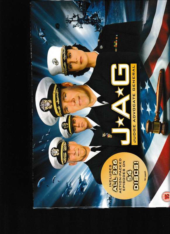 J.A.G JUDGE ADVOCATE GENERAL, COMMANDER'S SERIES ALL 10 SEASONS ON DVD 54 DISCS