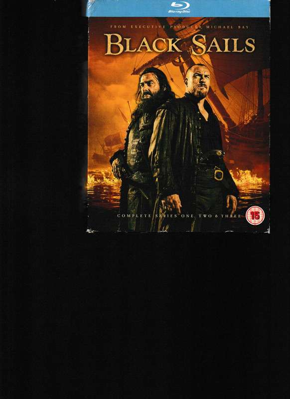 BLACK SAILS, COMPLETE SERIES 1,2 AND 3 ON BLU RAY