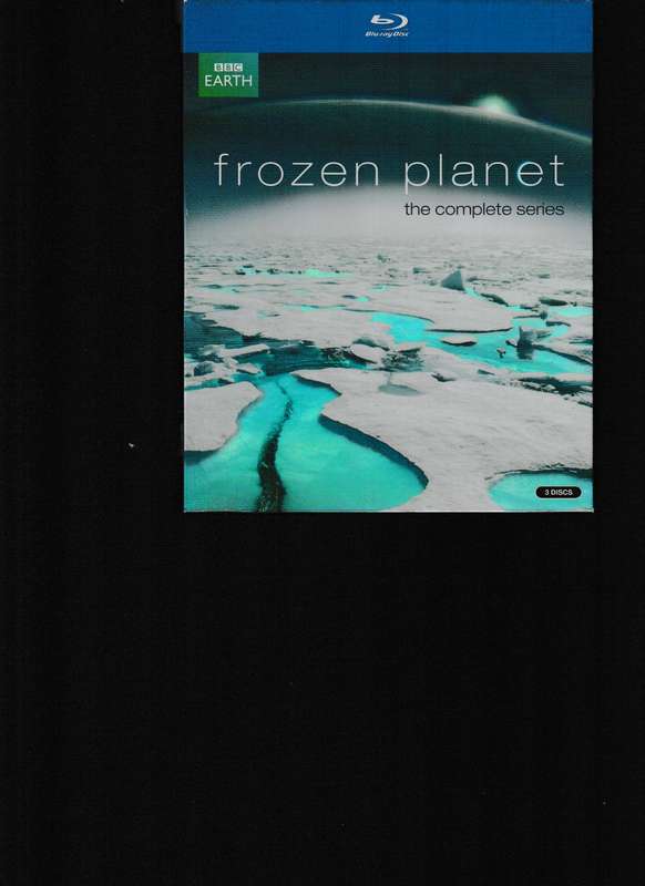 FROZEN PLANET, THE COMPLETE SERIES ON 3 BLU RAY DISCS