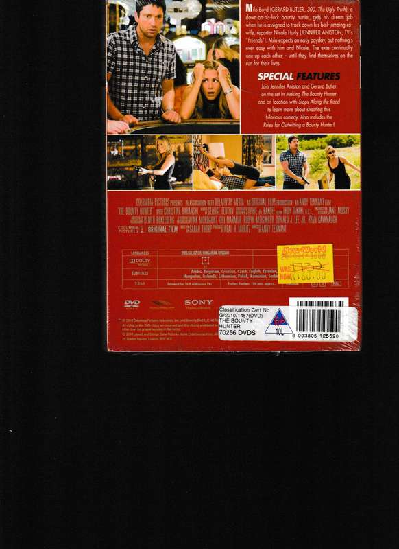 THE BOUNTY HUNTER DVD