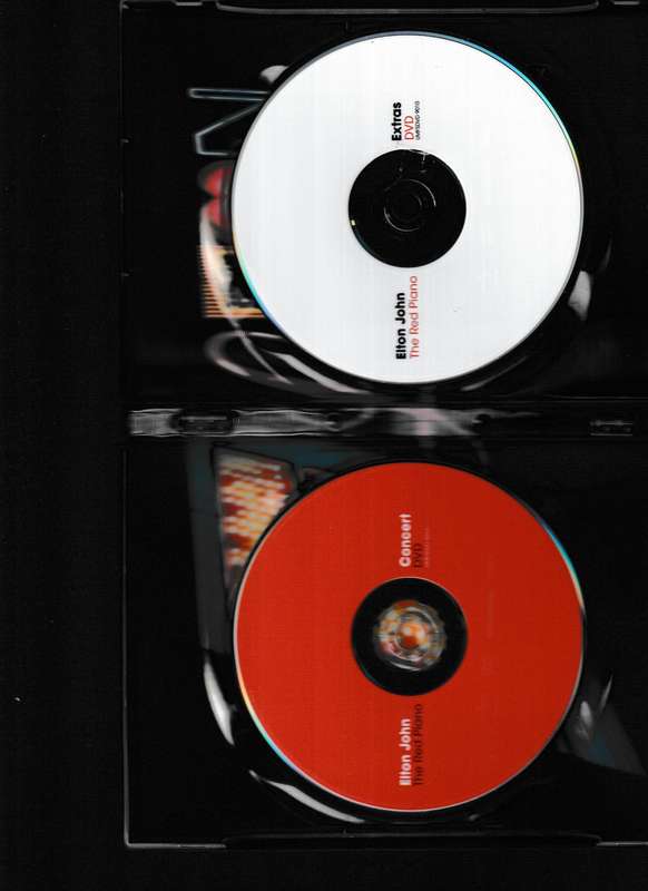 ELTON JOHN, THE RED PIANO 2 DVD SET WITH BOOKLET