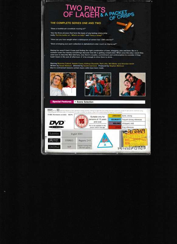 TWO PINTS OF LAGER DVD SERIES 1 & 2