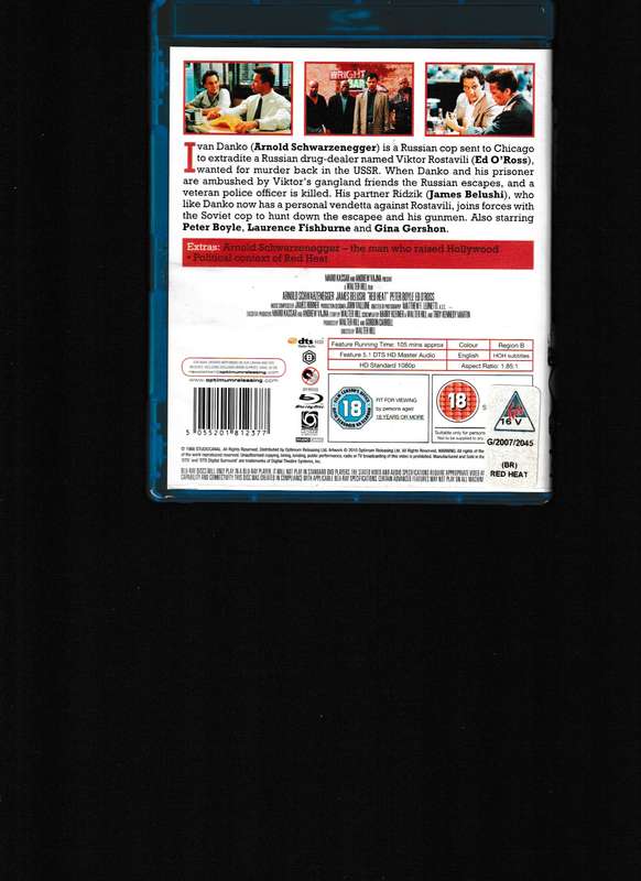 RED HEAT BLU RAY