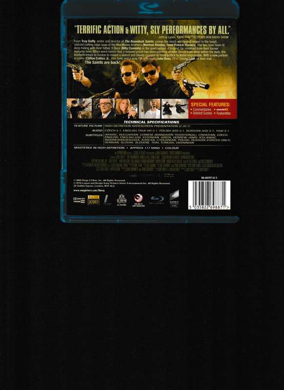 THE BOONDOCK SAINTS II BLU RAY