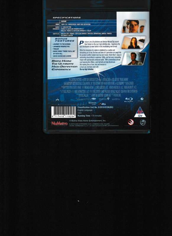 PEARL HARBOR BLU RAY