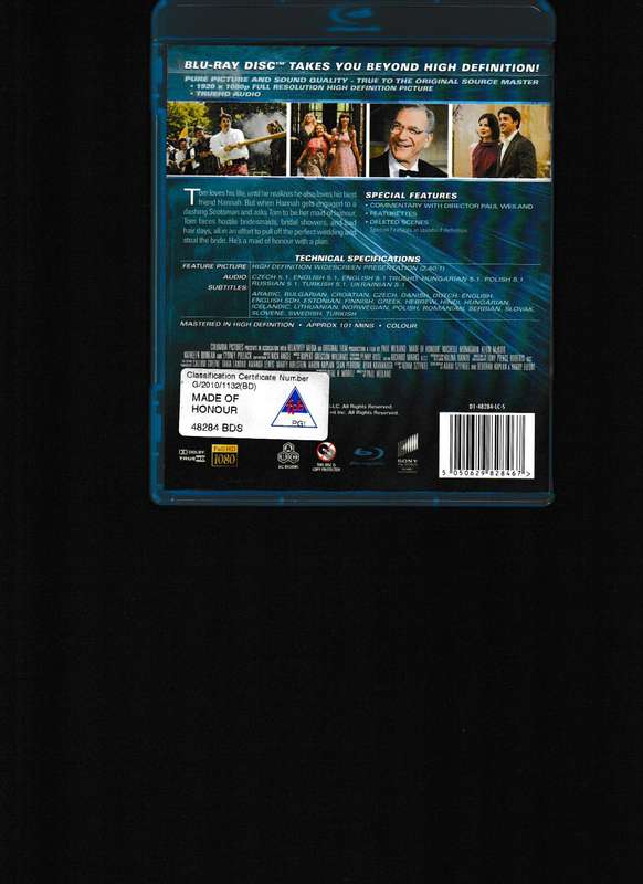 MADE OF HONOUR BLU RAY