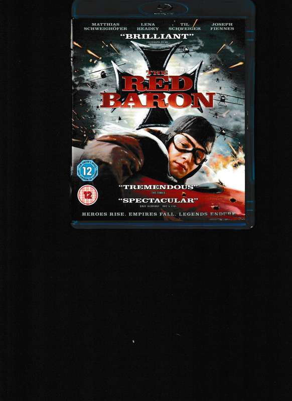 THE RED BARON BLU RAY