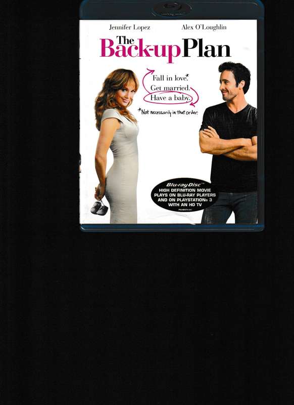 THE BACK-UP PLAN BLU RAY