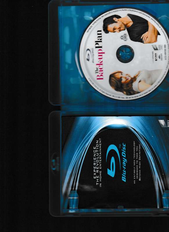 THE BACK-UP PLAN BLU RAY
