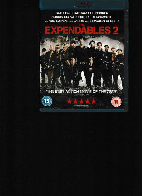 THE EXPENDABLES 2 BLU RAY