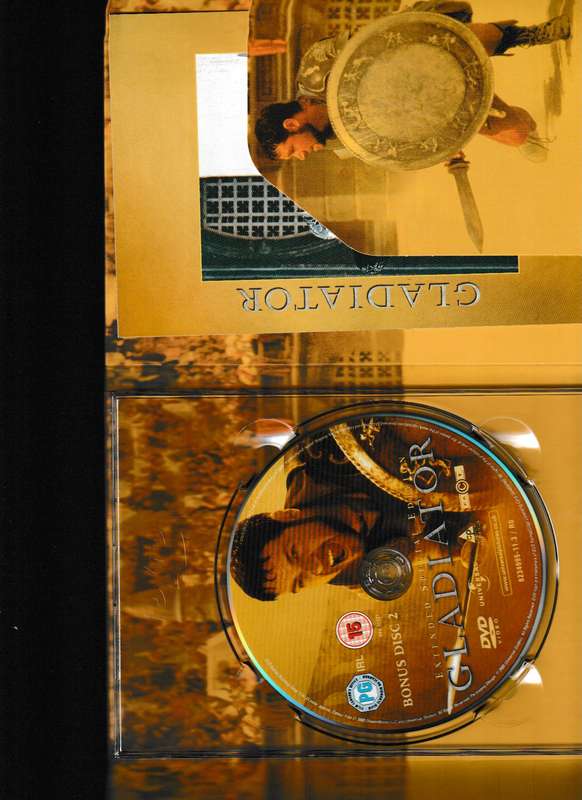 GLADIATOR 3 DVD EXTENDED SPECIAL EDITION IN SLIP CASE WITH BOOKLET