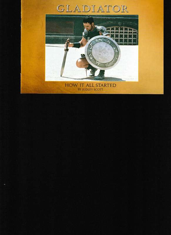 GLADIATOR 3 DVD EXTENDED SPECIAL EDITION IN SLIP CASE WITH BOOKLET
