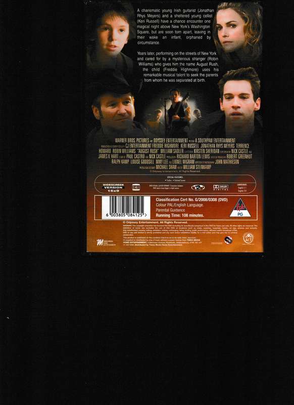 AUGUST RUSH DVD