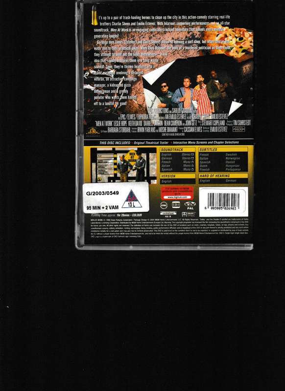 MEN AT WORK DVD