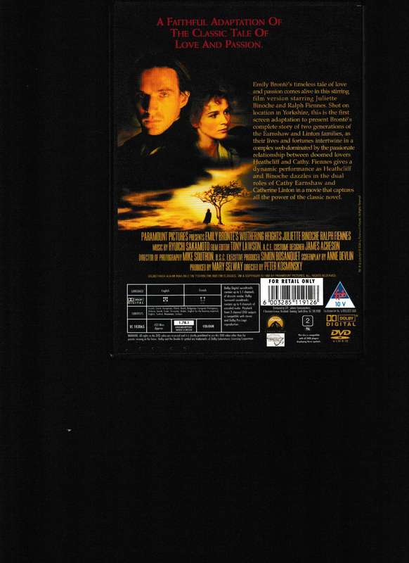 WUTHERING HEIGHTS DVD