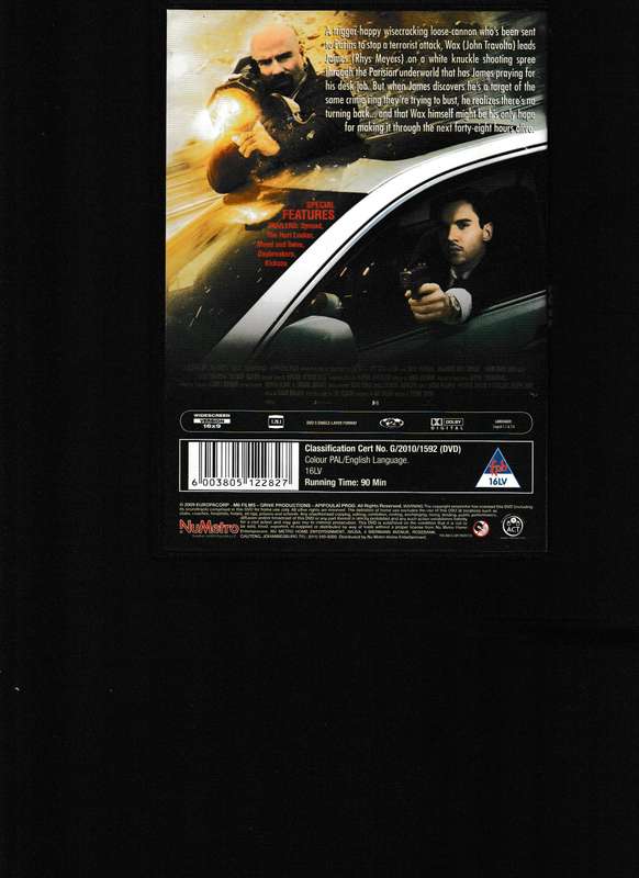 FROM PARIS WITH LOVE DVD
