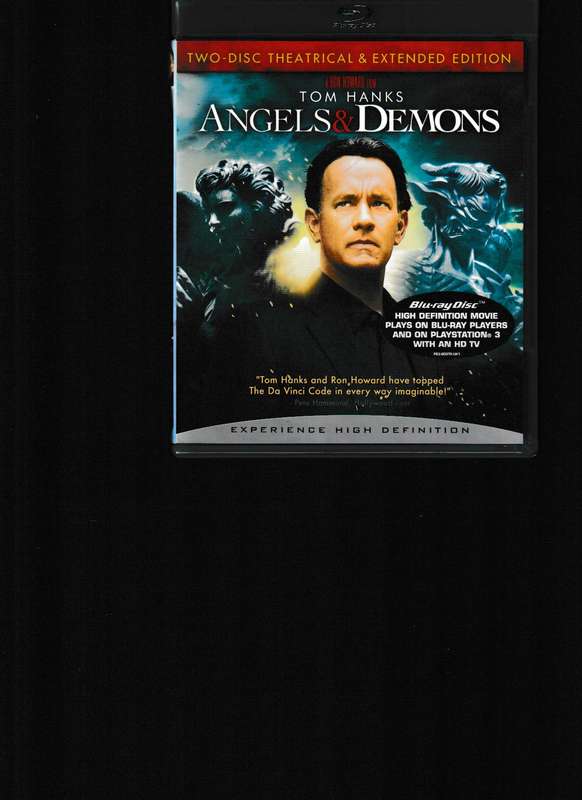 ANGELS & DEMONS TWO DISC THEATRICAL & EXTENDED EDITION BLU RAY